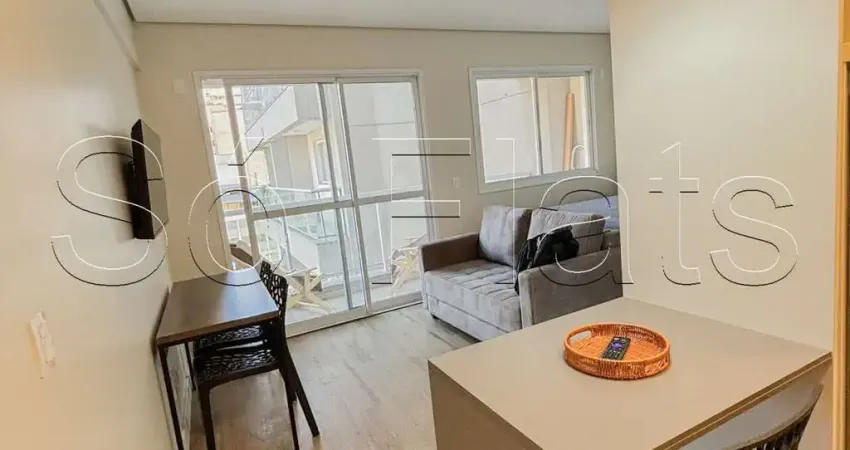 Residencial am pm pauliceia, flat disponível para locação contendo 35m², 01 dormitório e 01 vaga.