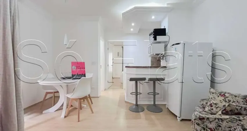 Apto no personal disponível para locação com 39m², 01 dorm e 01 vaga de garagem.