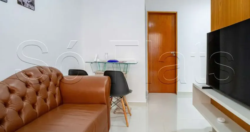 Residencial paulo de faria, apto disponível para locação contendo 25m² e 01 dormitório.