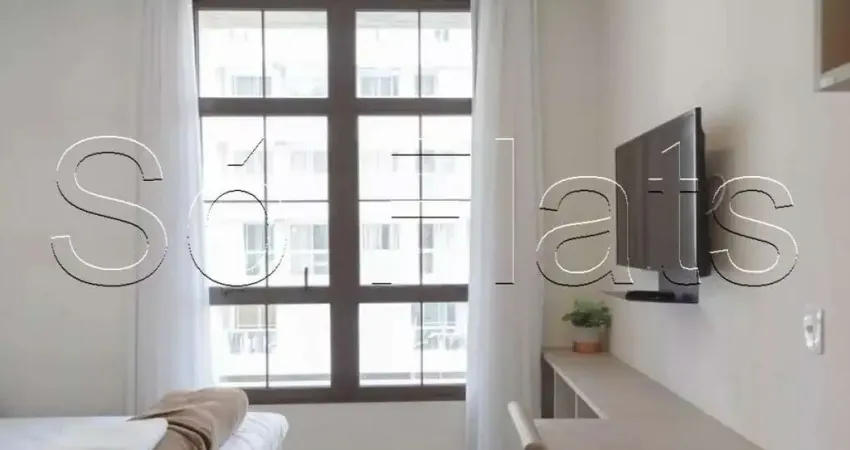 Studio jacques pilon, disponível para locação com 20m² e 1 dormitório no centro de são paulo.