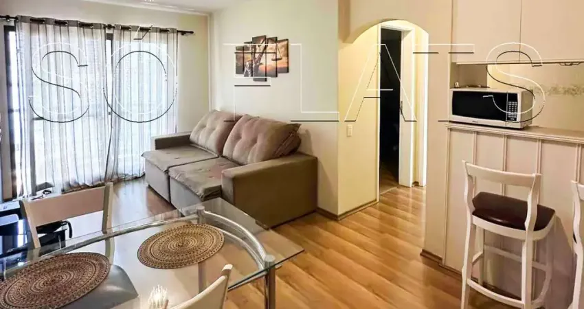 Flat mercure sp alamedas, apartamento disponível para venda com 42m², 1 dormitório e 1 vaga