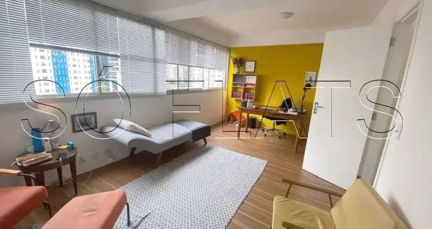 Sala comercial no itaim bibi com 45m² disponível para venda.