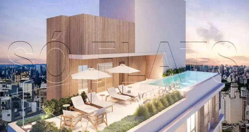 Residencial haddock 885, studio disponível para venda com 26m² e 1 dormitório