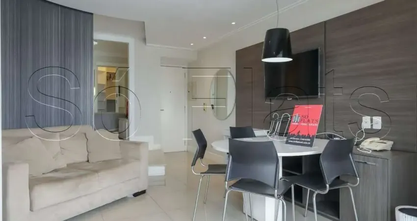 Flat disponível para locação no jardim paulista, mobiliado, próximo da av. paulista e 9 de julho.