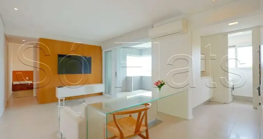 Residencial Thera Berrini disponível para locação contendo 61m², 1 dormitório e 1 vaga no Brooklin.