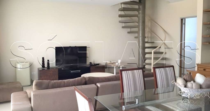Lindo flat, prox ao Shoppings Alpha, Flamingo, Rpd. Pres. Castelo Branco. Fácil acesso a São Paulo
