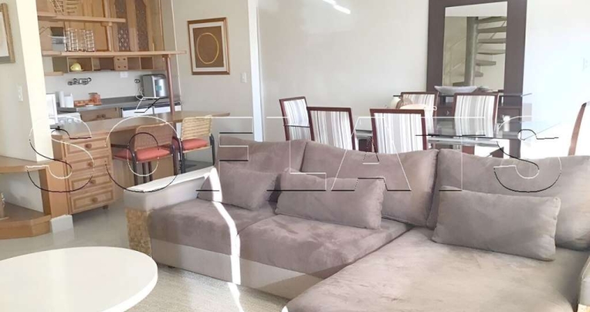 Lindo flat, prox ao Shoppings Alpha, Flamingo, Rpd. Pres. Castelo Branco. Fácil acesso a São Paulo
