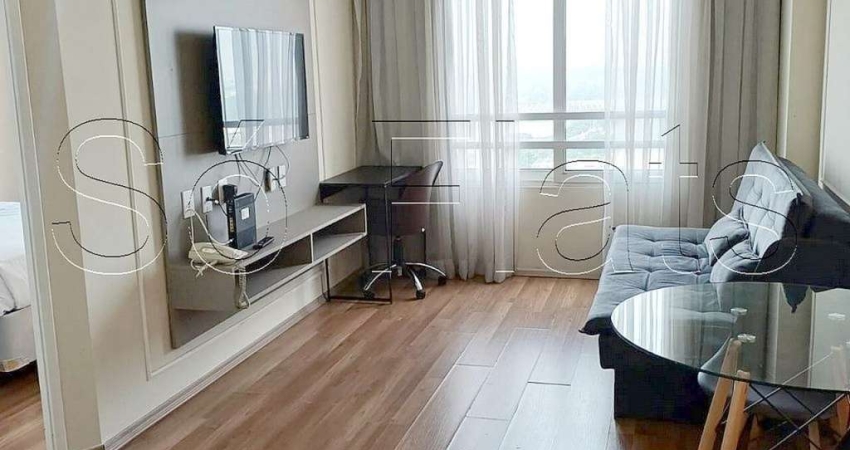 Flat disponível para locação próximo da Rodoviária Presidente Dutra contendo 1 dorm e 1 vaga.