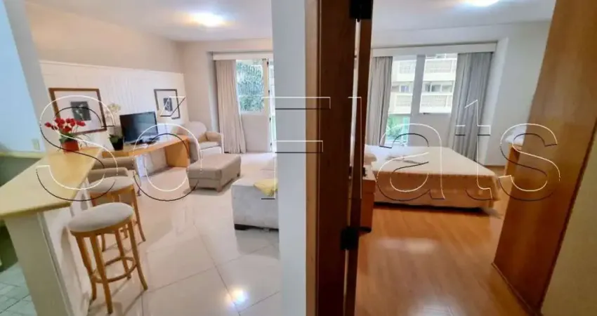 Flat para locação no centro comercial de Alphaville próximo ao Shopping Alpha e Al. Rio Negro