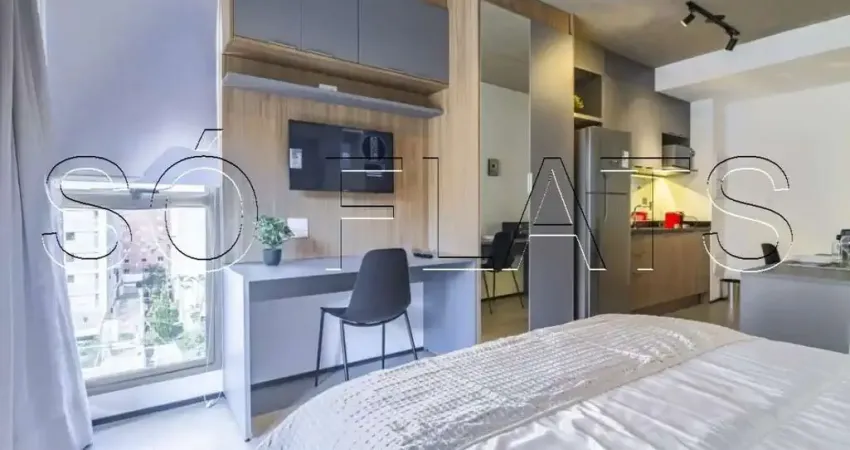 Residencial on melo alves, studio disponível para venda com 33m², 1 dormitório e 1 vaga