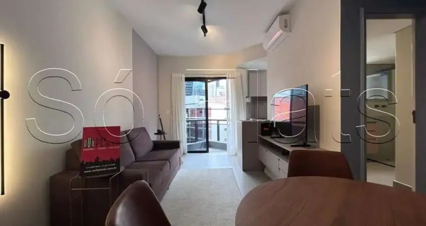 Flat massis disponível para venda com 40m², 1 dormitório e 1 vaga de garagem