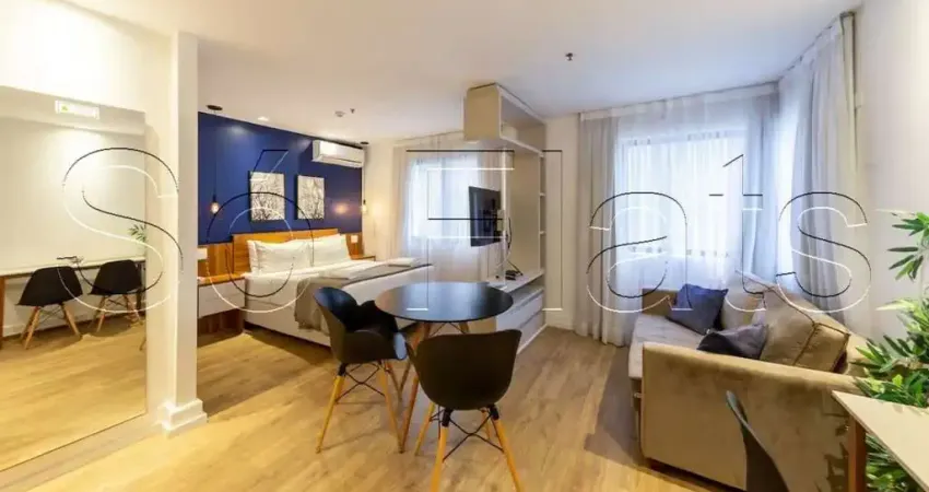 Transamerica faria lima, apartamento disponível para venda com 28m², 1 dormitório e 1 vaga