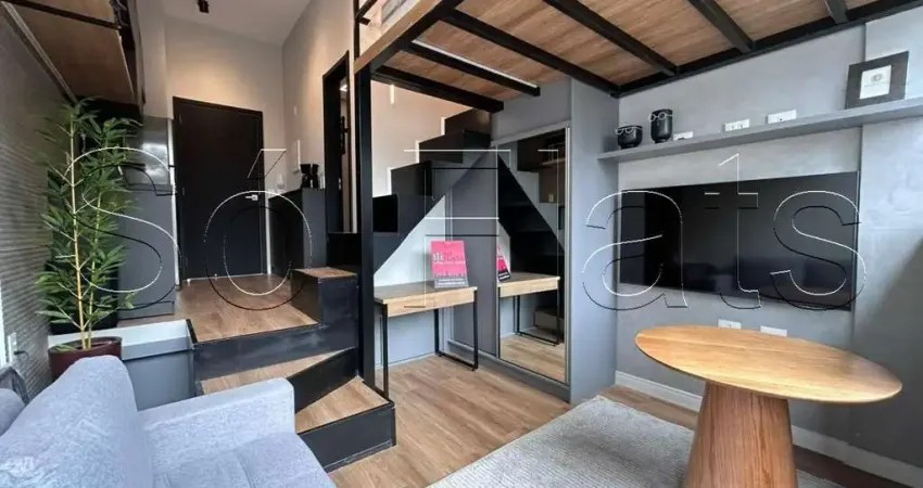 Studio brook by you, flat disponível para locação contendo 24m² e 1 dormitório.