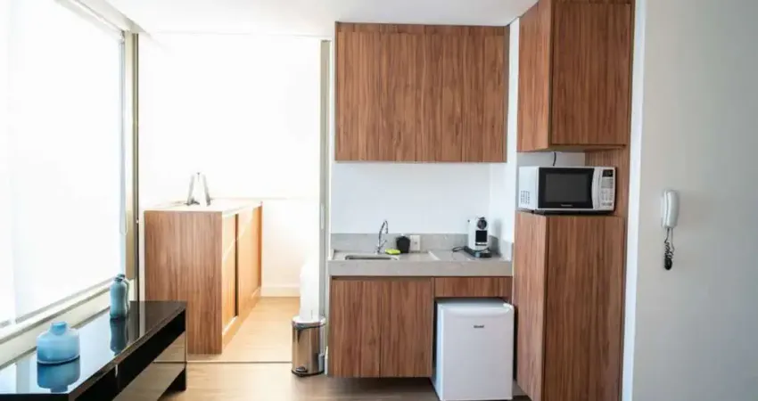 Vn ferreira lobo, flat disponível para locação com 29m², 01 dormitório e 01 vaga.