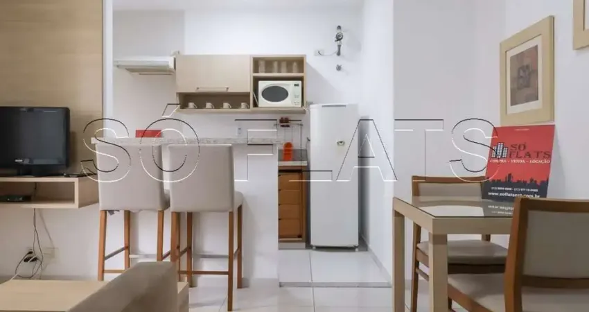 Res home paulista, apartamento disponível para locação com 38m², 1 dormitório e 1 vaga
