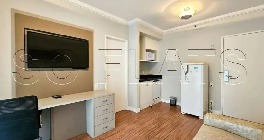 The palace, flat disponível para locação contendo 33m², 01 dormitório e 01 vaga de garagem.