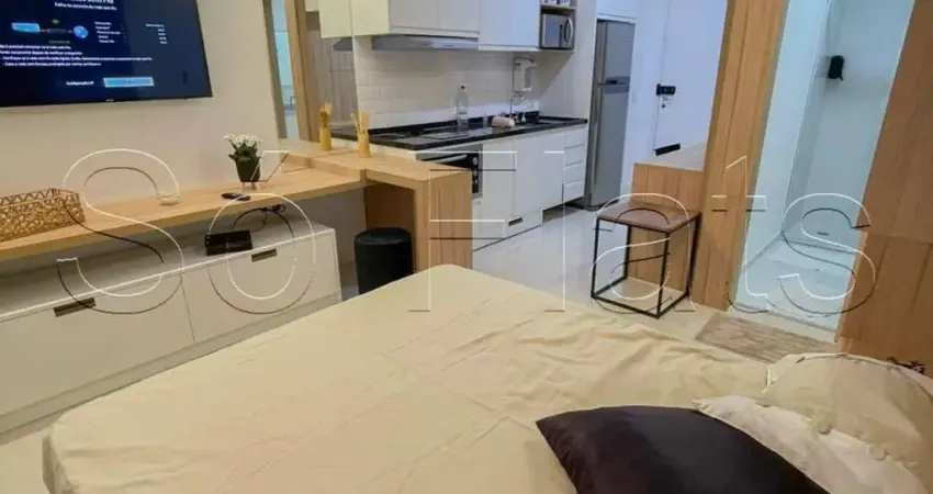 Studio disponível para locação no bairro do tatuapé com 25m² e 1 dormitório.