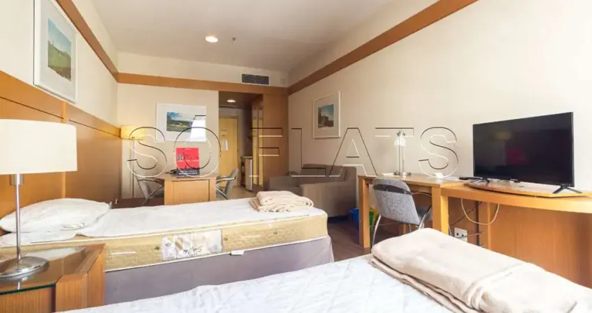 Flat nortel disponível para venda com 35m², 1 dormitório e 1 vaga de garagem