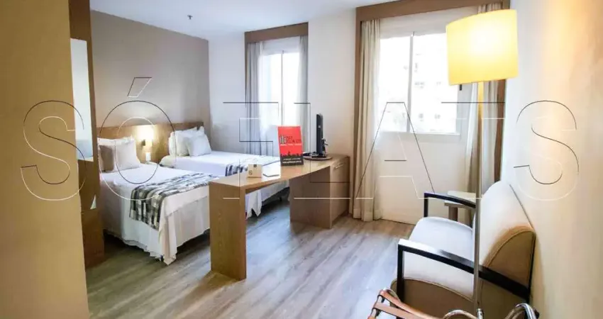 Flat wyndham são paulo paulista disponível para venda com 27m², 01 dorm e 01 vaga de garagem