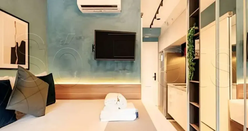 Residencial la vida alto da boa vista, flat disponível para venda com 31m² e 1 dormitório.