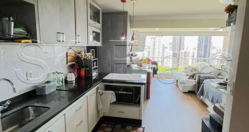 Residencial london sp, flat disponível para locação contendo 42m², 1 dormitório e 1 vaga de garagem.