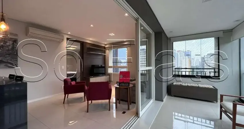 Residencial geo berrini, apto disponível para venda com 65m², 01 dormitório e 01 vaga de garagem