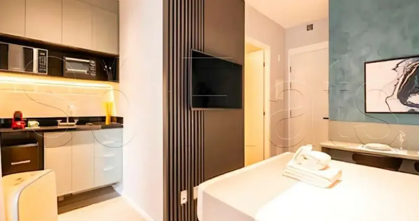 Studio la casa pássaros e flores, studio disponível para locação contendo 21m² e 01 dormitório.