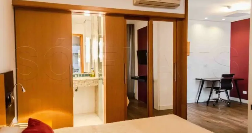 Flat para locação com fácil acesso ao pq. do ibirapuera e av. paulista. com entrada imediata.