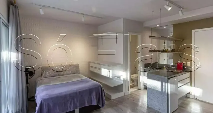 Residencial london sp, flat disponível para locação contendo 35m², 1 dormitório e 1 vaga de garagem.