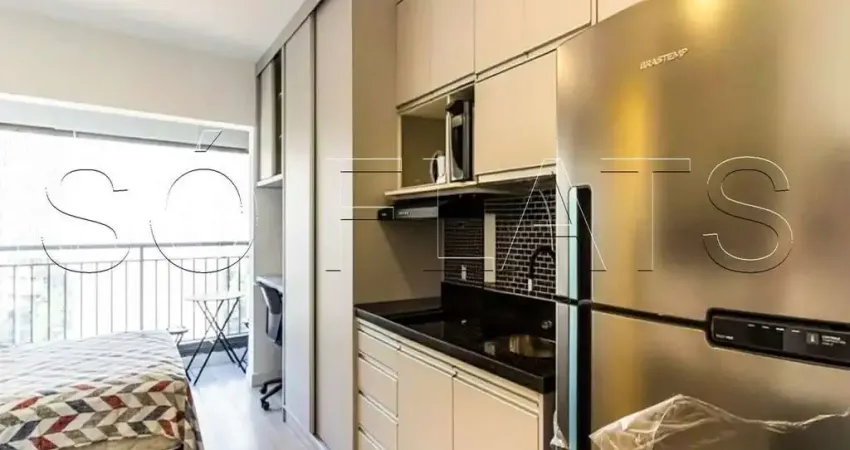 Residencial think home república, studio disponível para venda com 24m² e 1 dormitório