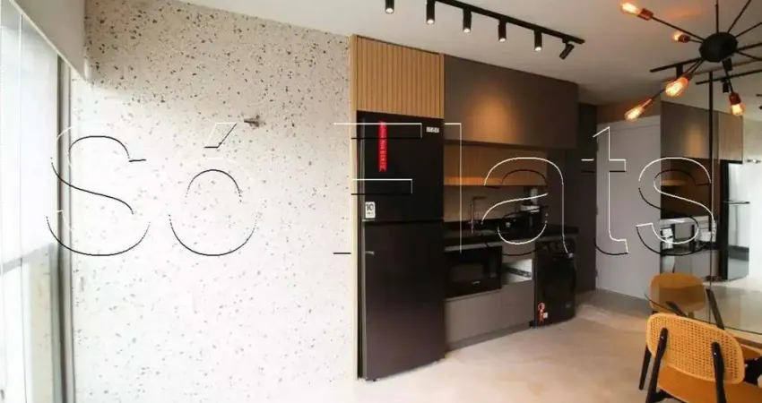 Apto no d'oru vila nova conceição contendo 30m², 1 dormitório e 1 vaga disponível para locação.