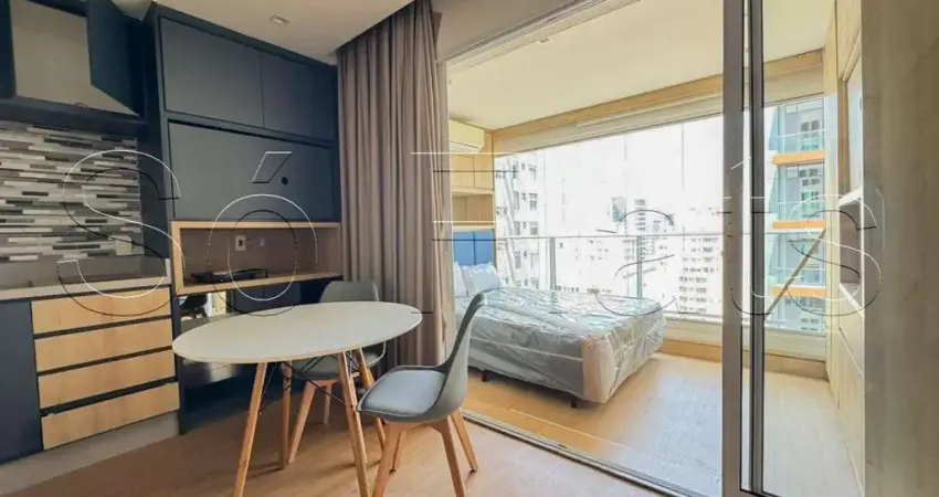 Residencial london sp, apto disponível para locação contendo 34m², 1 dormitório e 1 vaga de garagem.