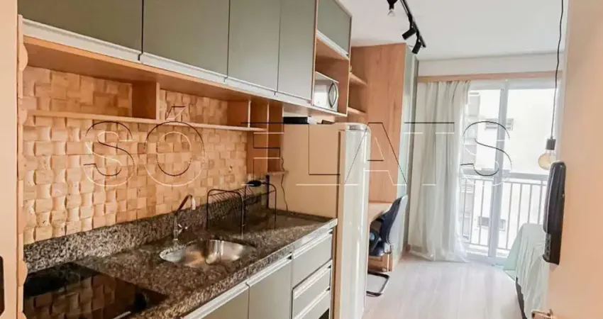 Residencial bella vista pauliceia, studio disponível para locação com 18m² e 01 dormitório.