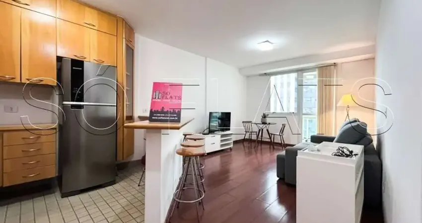 Flat sequoia disponível para venda com 56m², 1dormitório e 1 vaga de garagem