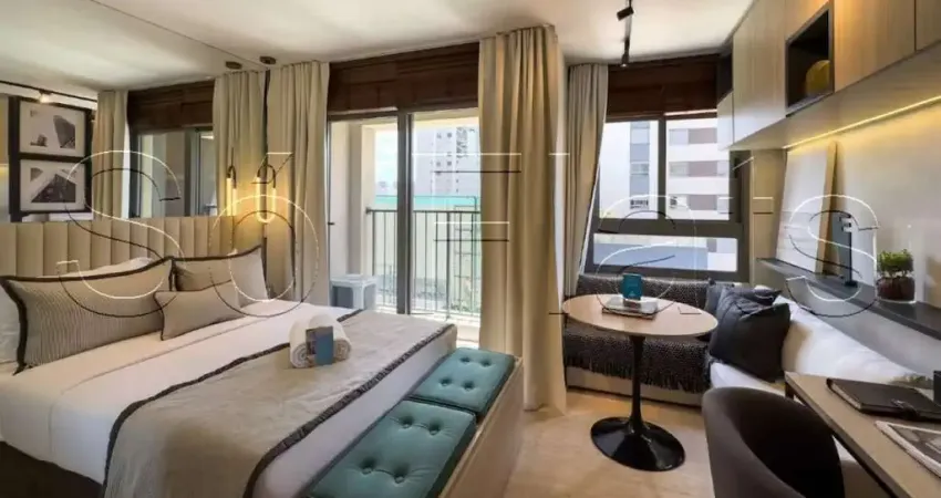 Quad studios, apto disponível para locação com 25m² e 01 dormitório.