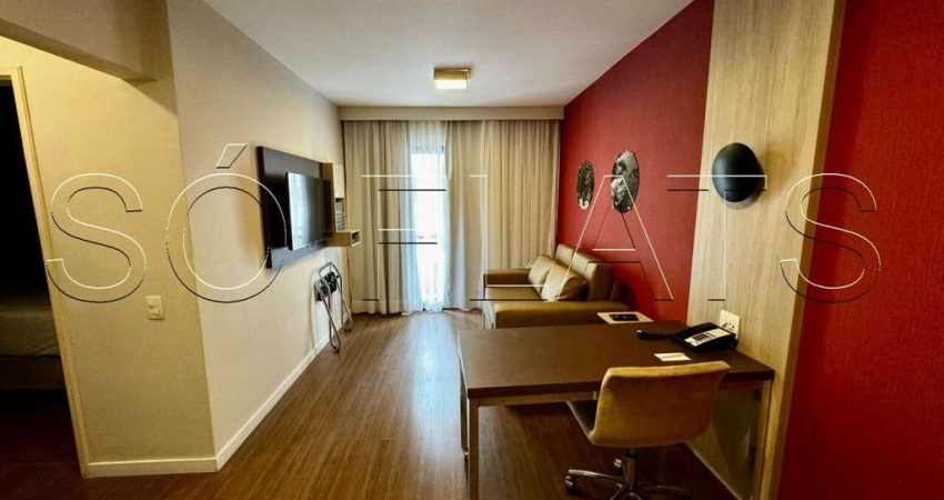 Flat Mercure Sp Alamedas na Consolação fora do pool para investimento ou moradia.