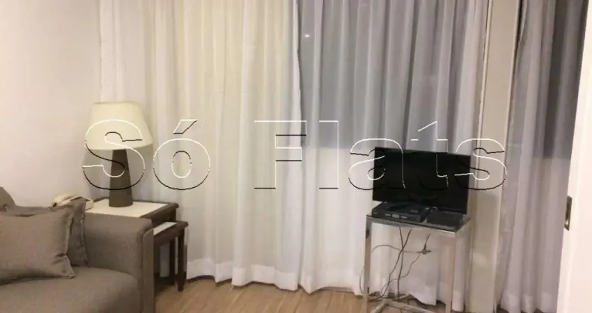 Flat le premier disponível para venda com 49m², 1 dormitório e 1 vaga de garagem