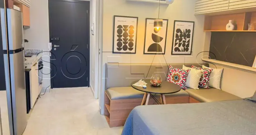 Studio disponível para locação no residencial helbor b liv contendo 24m² e 01 dormitório.