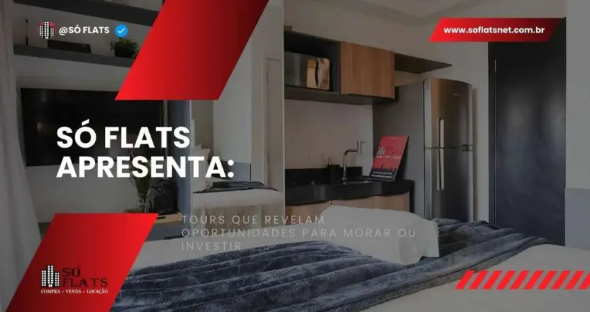 Studio mobiliado na Oscar Freire em Pinheiros ideal para morar ou investir