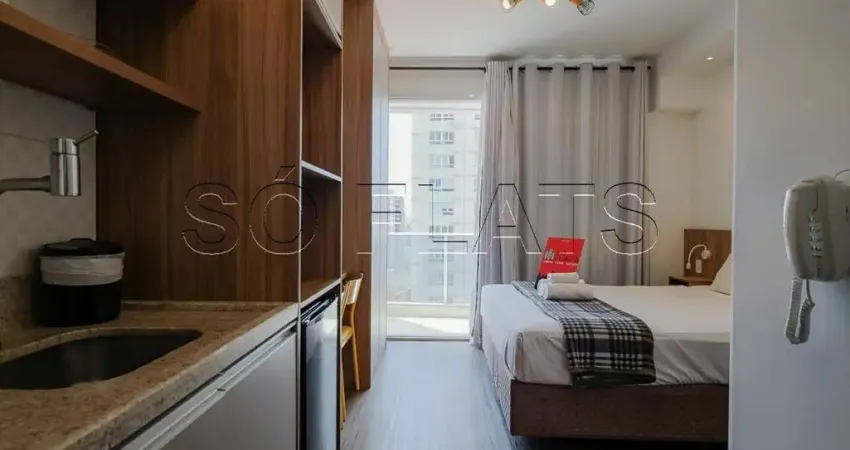 Setin downtown luz, apto com 22m², 01 dormitório disponível para locação no centro de são paulo.