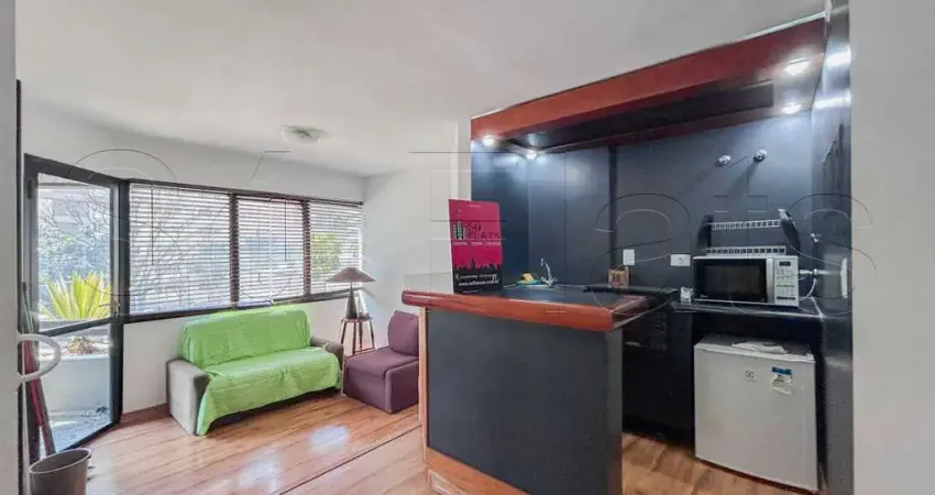 Apartamento mobiliado no Brooklin com vaga, varanda e lazer completo próximo ao metrô