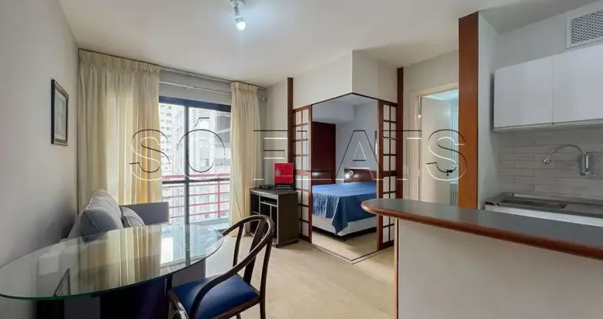 Prime boulevard, apto disponível para locação contendo 34m², 01 dormitório e 01 vaga de garagem.