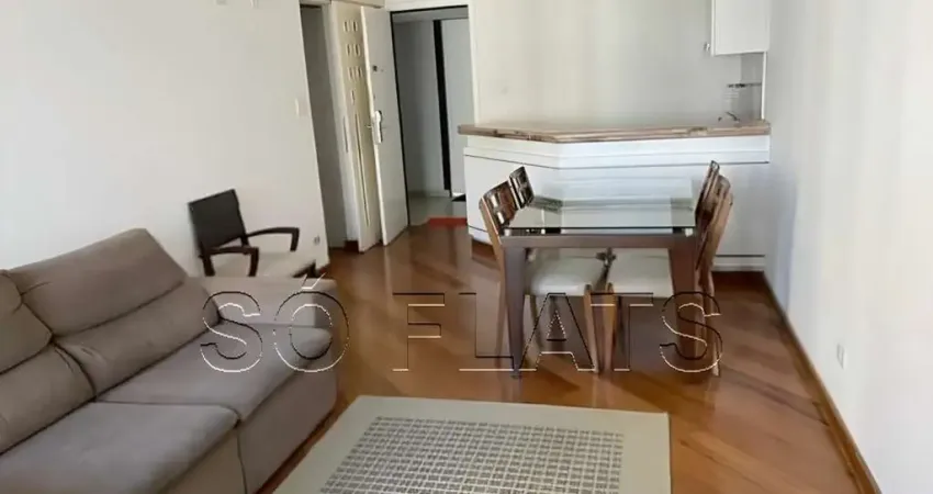 Flat Le Bougainville, flat disponível para locação com 54m², 01 dorm e 01 vaga de garagem