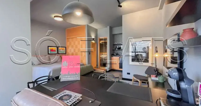 Quality Paulista, apto disponível para locação contendo 30m², 01 dormitório e 01 vaga.