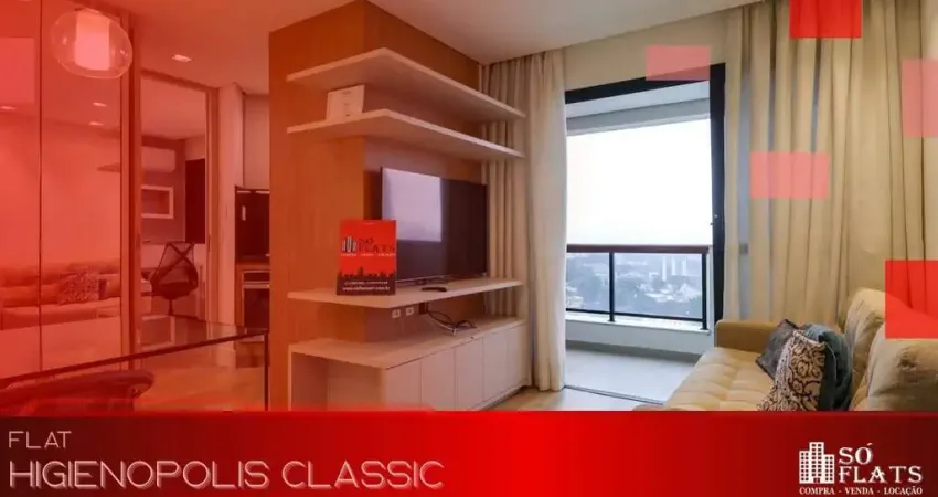 Flat Mobiliado à Venda em Higienópolis com Vaga e Serviços | Rua Alagoas