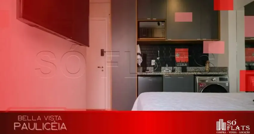 Studio mobiliado à venda na Bela Vista próximo ao metrô ideal para morar ou investir