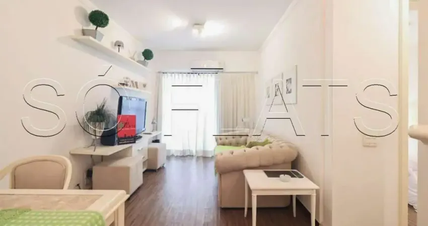 Apartamento mobiliado no Itaim Bibi 46m² com vaga Royal Victoria Place