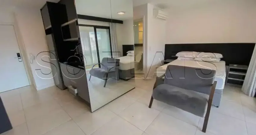 Residencial Estação Gabriele, flat disponível para locação contendo 39m², 1 dormitório e 1 vaga.