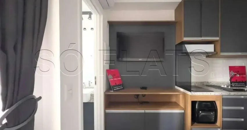 Flat na Vila Mariana disponível para locação contendo 22m², 1 dormitório e 1 vaga de garagem.
