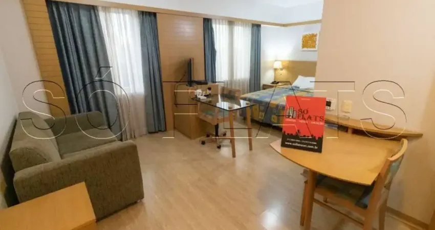 Flat paulista classic com 1 dormitório e 1 vaga disponível para locação no jardins